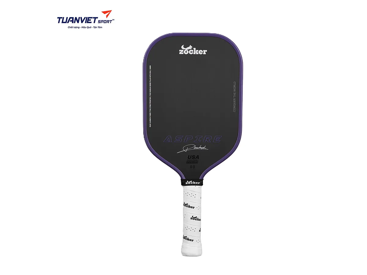 Vợt Pickleball Zocker Aspire x Phúc Huỳnh Purple Edition