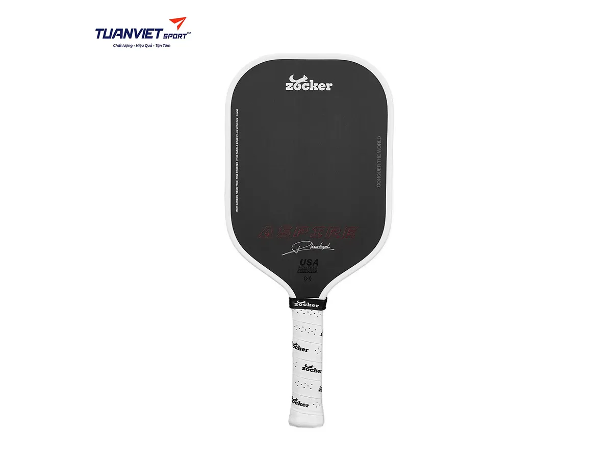 Vợt Pickleball Zocker Aspire x Phúc Huỳnh White Edition