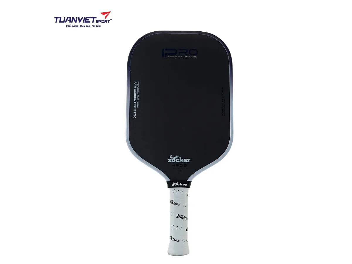 Vợt Pickleball Zocker Happy HP05 Pro Series Control White/Purple