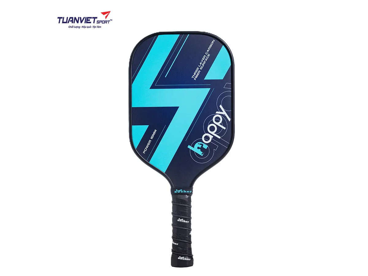 Vợt Pickleball Zocker Happy HP1 Standard Thunder Black