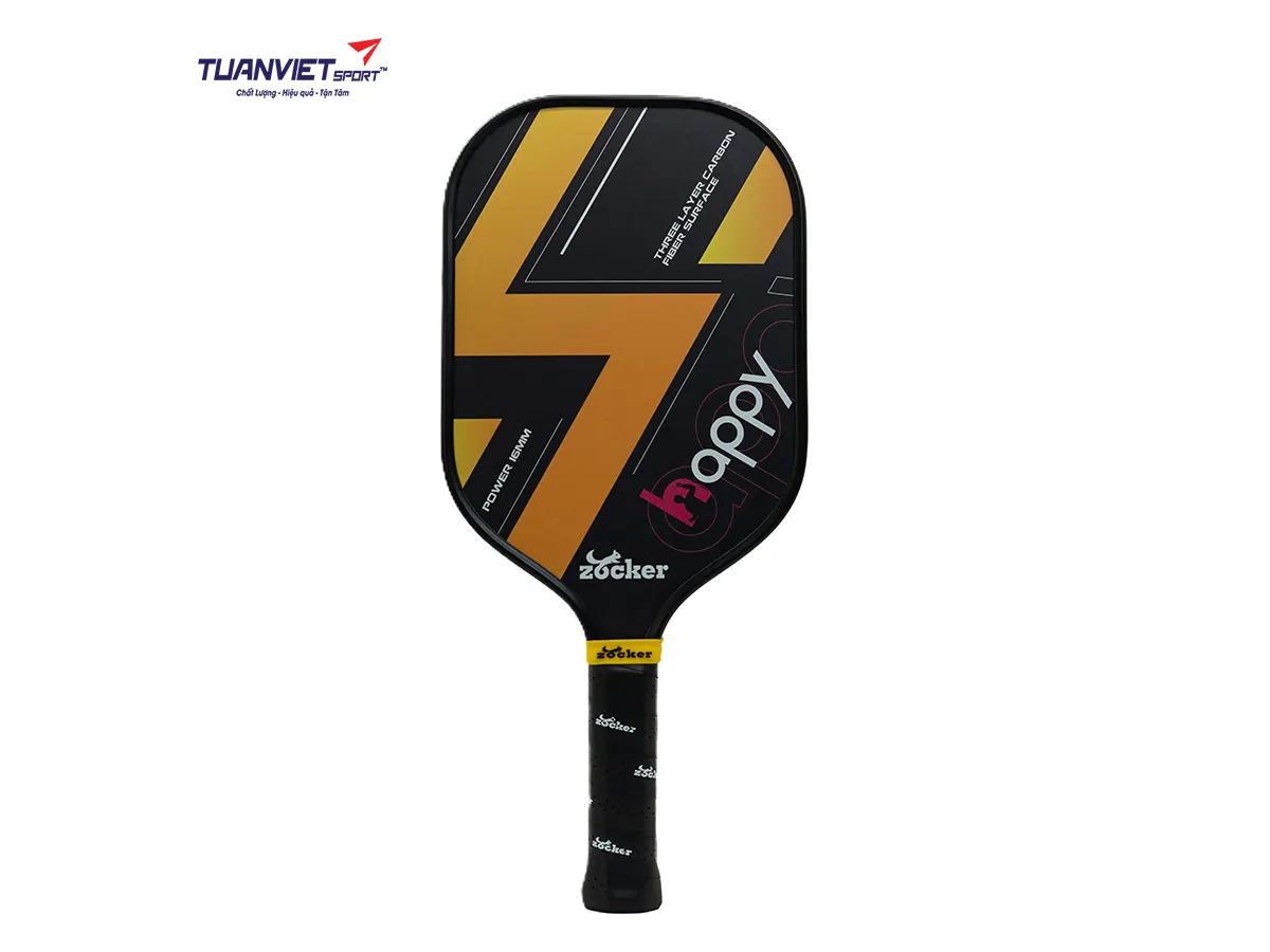Vợt Pickleball Zocker Happy HP1 Standard Thunder Gold