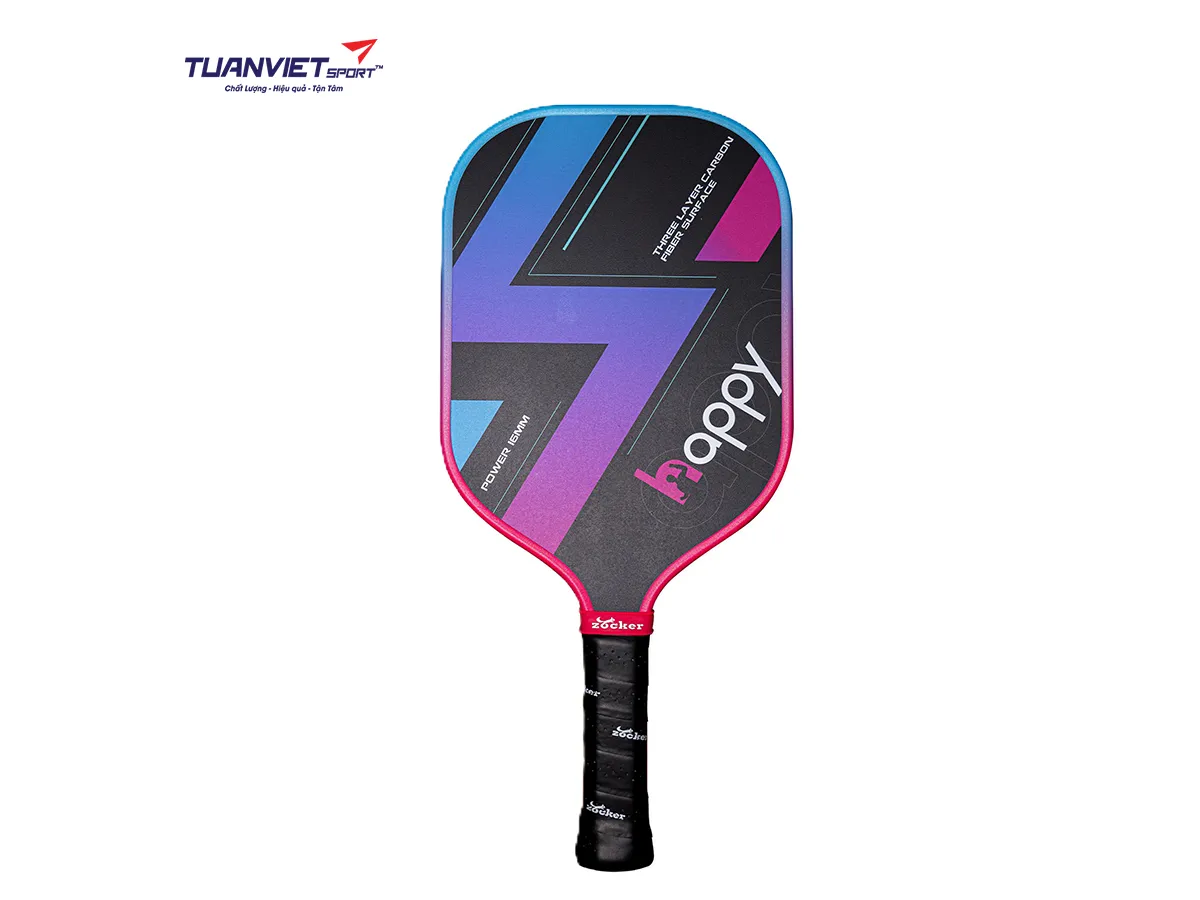 Vợt Pickleball Zocker Happy HP1 Standard Thunder Gradient