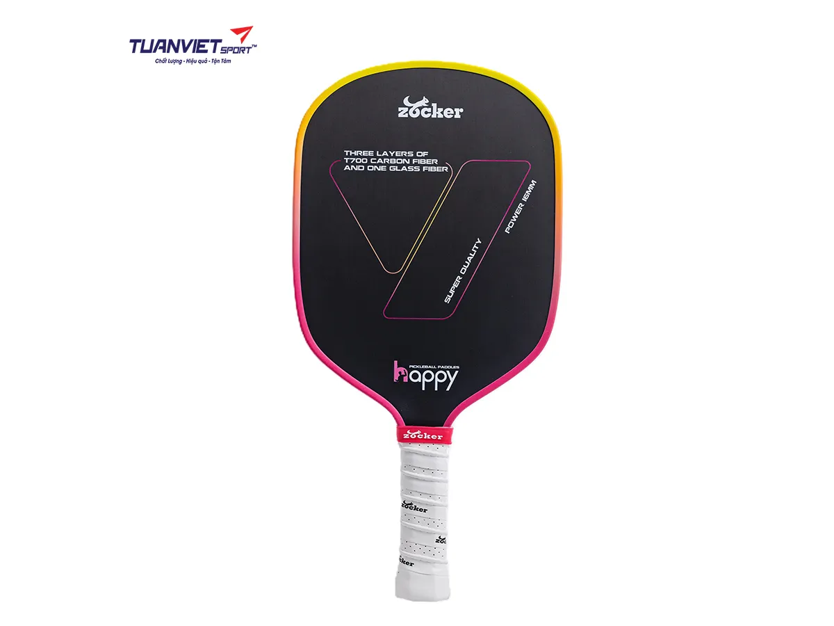 Vợt Pickleball Zocker Happy HP2 Super Quality Gradient
