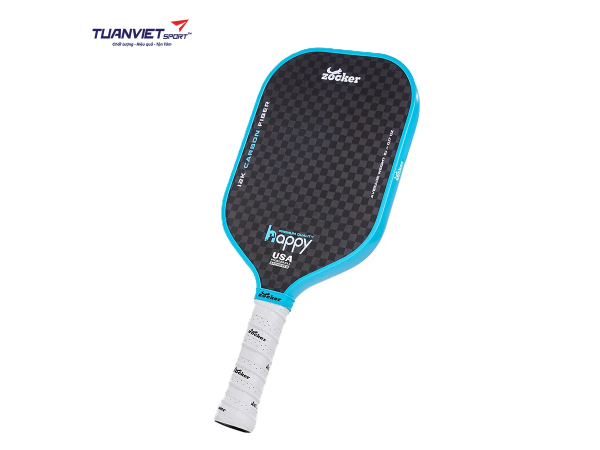 Vợt Pickleball Zocker Happy HP3 Premium Quality Blue
