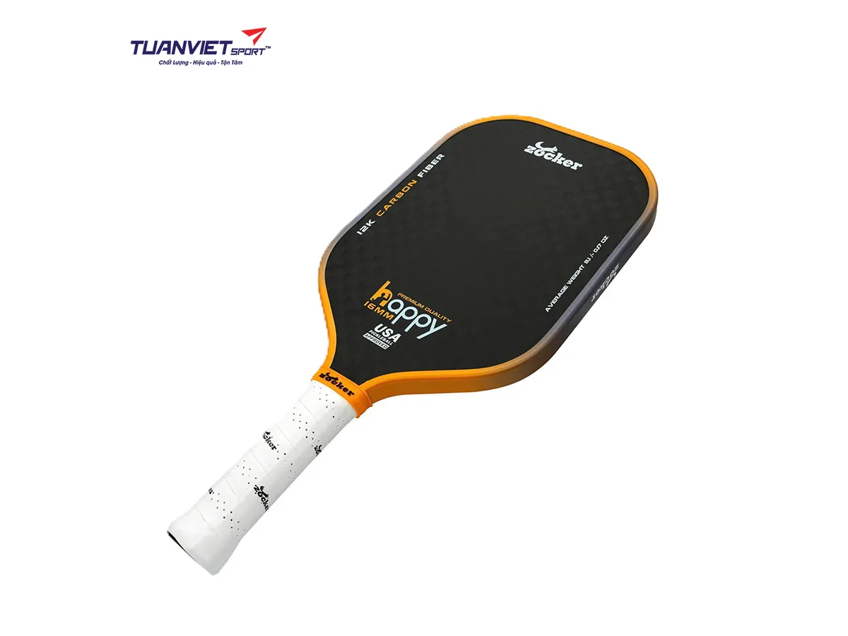 Vợt Pickleball Zocker Happy HP3 Premium Quality Orange