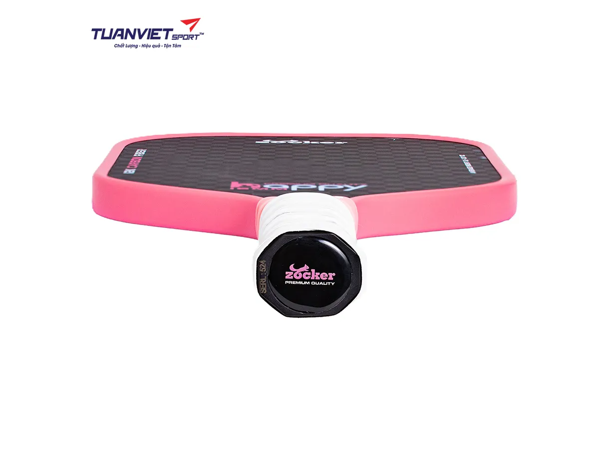 Vợt Pickleball Zocker Happy HP3 Premium Quality Pink
