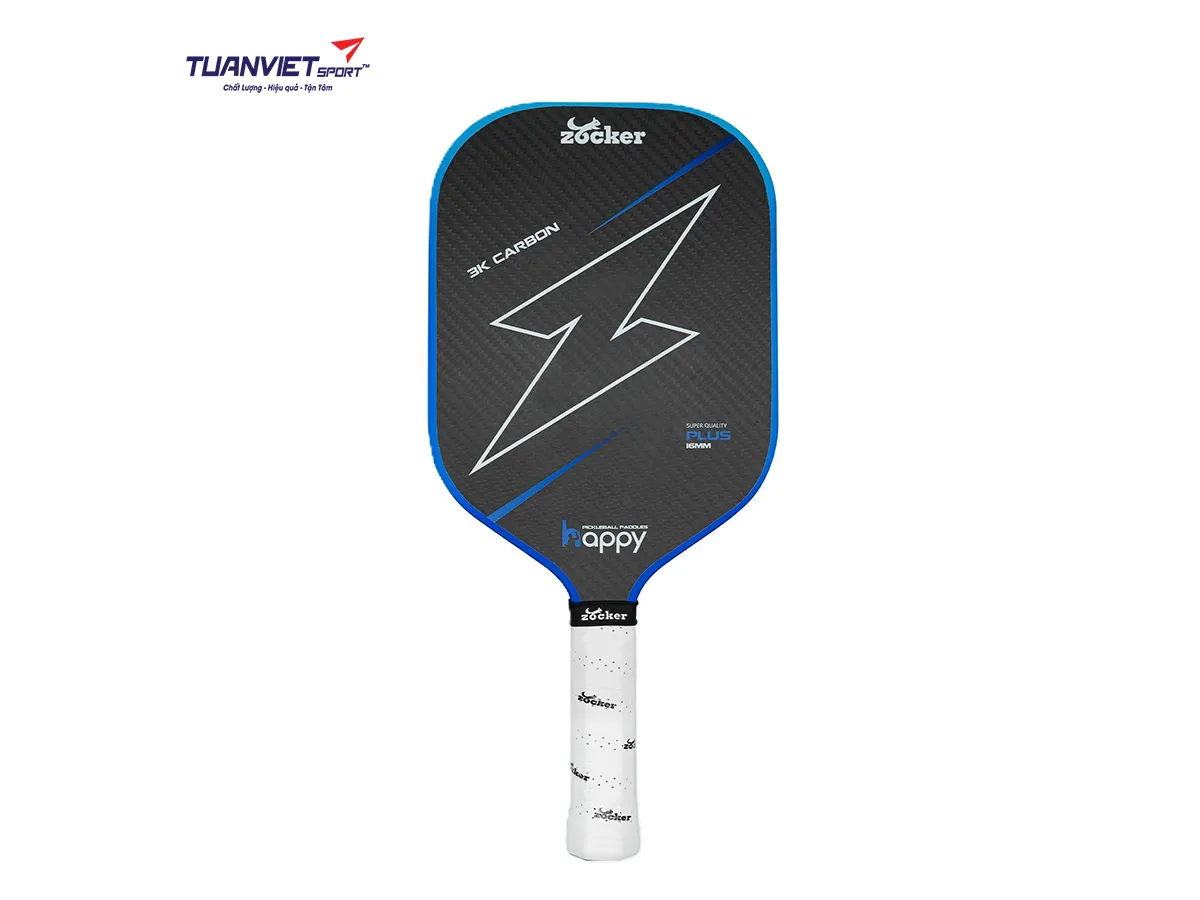 Vợt Pickleball Zocker HP02 Plus Edgeless Super Quality Blue