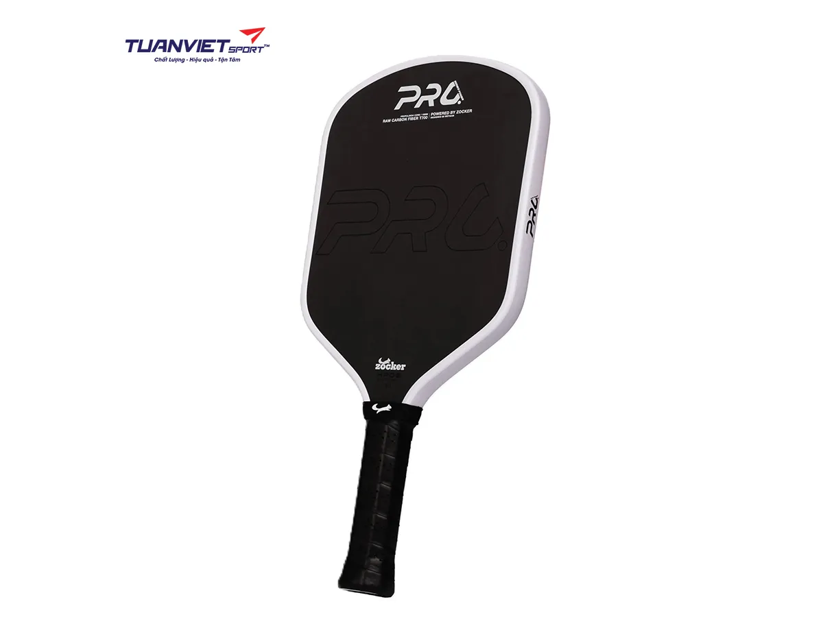 Vợt Pickleball Zocker HP06 Pro Series Power - White