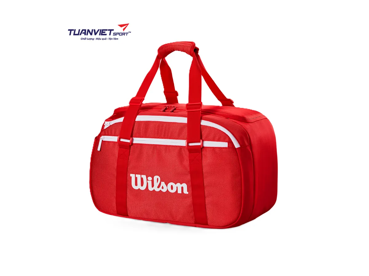 Túi Đựng Vợt Tennis Wilson Super Tour Red Small Duffel