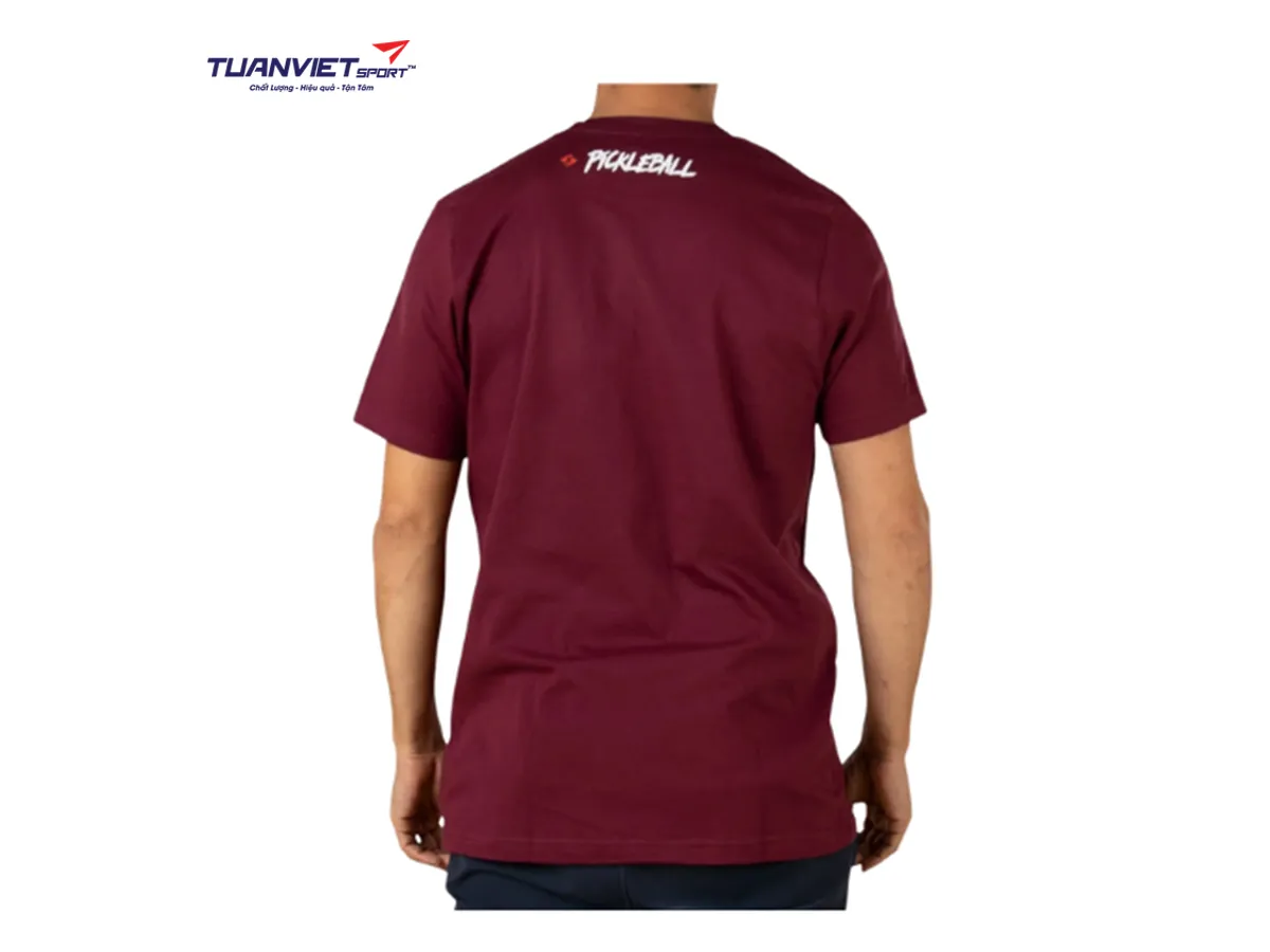Áo Cotton Tee Maroon thể thao nam Gearbox