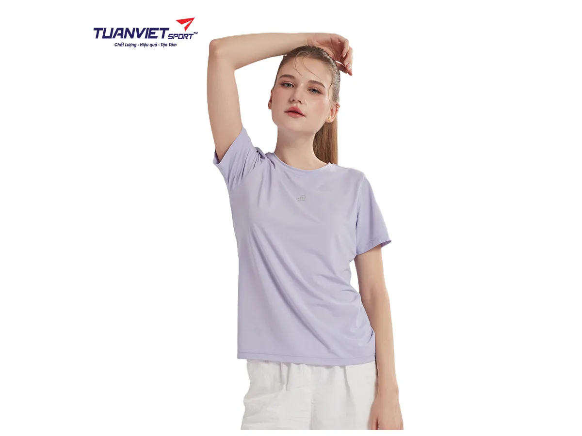 Áo Thun Nữ PILI Cổ Tròn Dáng Fit