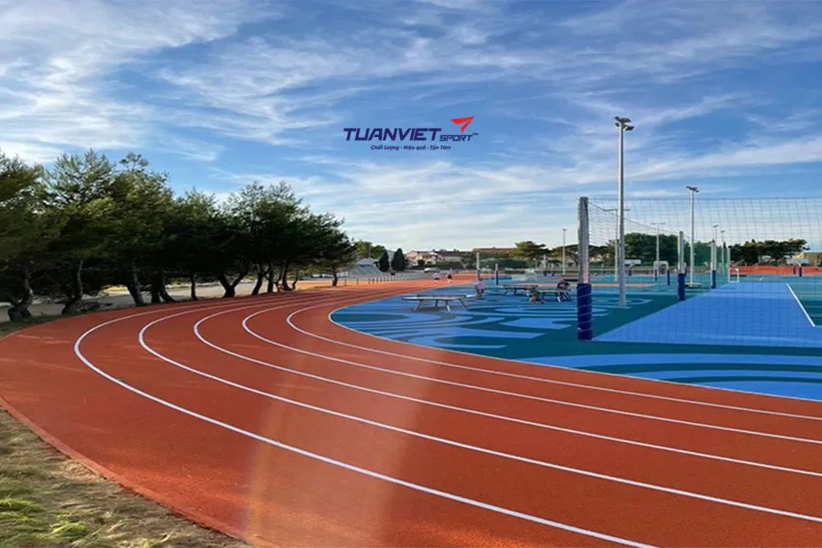 Cấu tạo đường chạy điền kinh tiêu chuẩn và các lớp bề mặt quan trọng