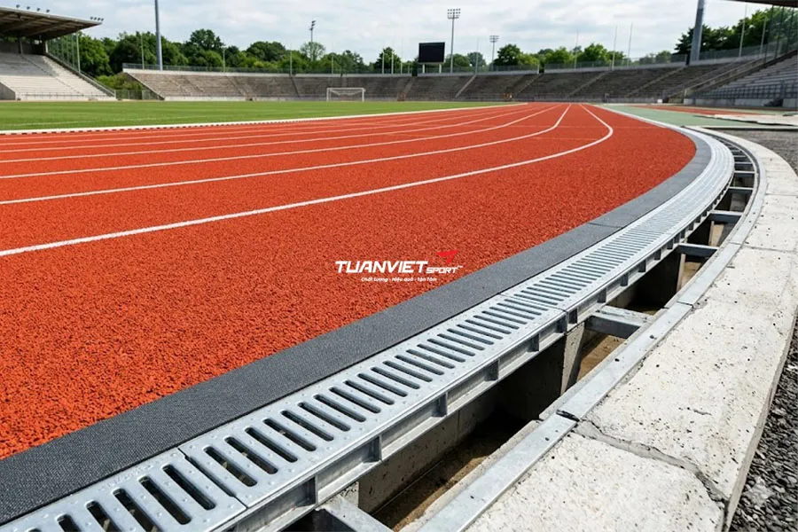Thi công đường chạy điền kinh trong điều kiện thời tiết khắc nghiệt cần lưu ý gì?