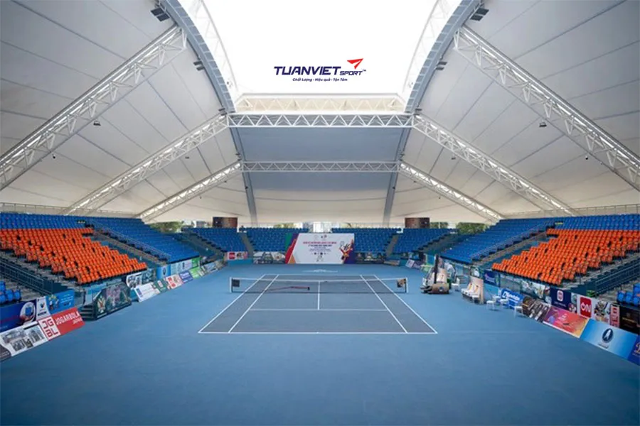 Top thiết bị thi công sân tennis cho công trình chuẩn quốc tế
