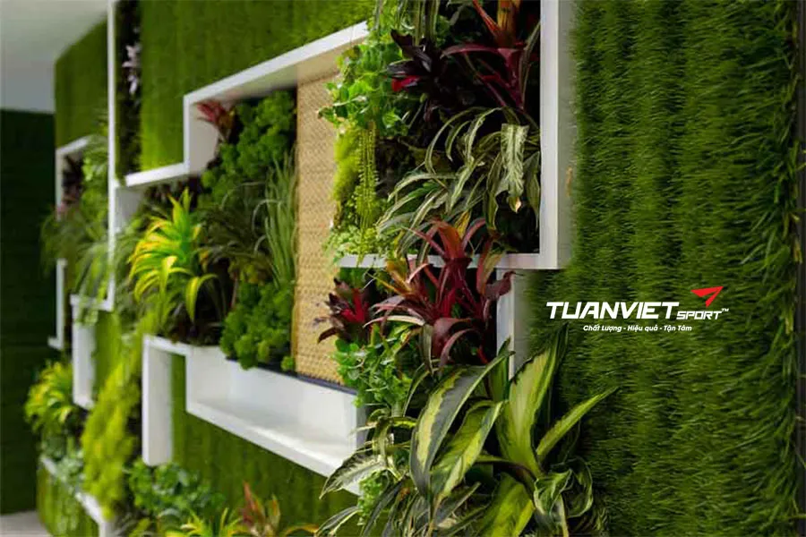 Phong cách trang trí Giáng sinh thân thiện môi trường với cỏ nhân tạo