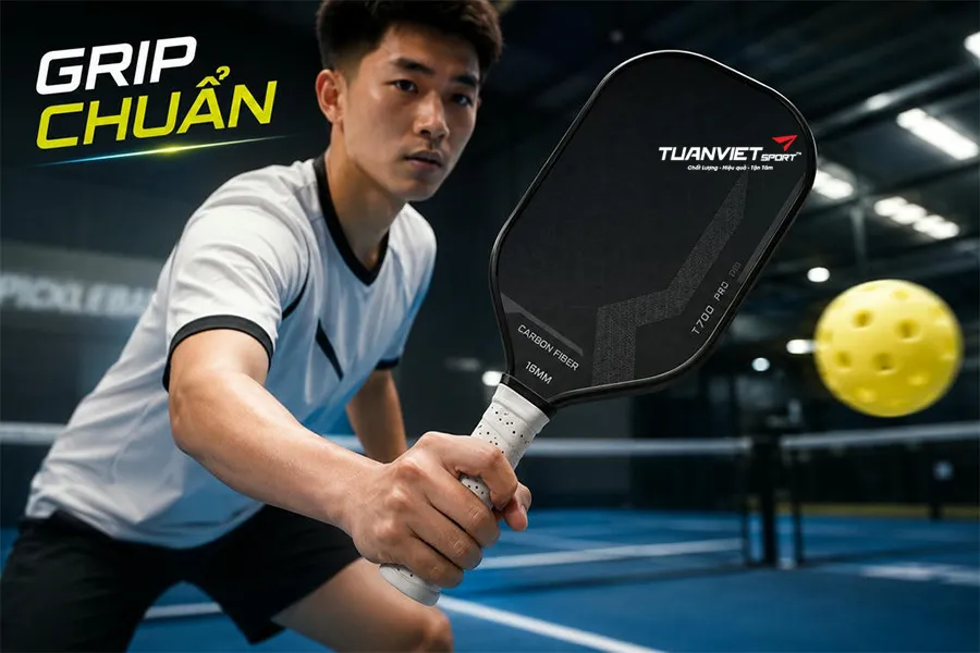 Grip tennis có dùng cho vợt Pickleball được không? Cần kiểm tra gì trước khi quấn?