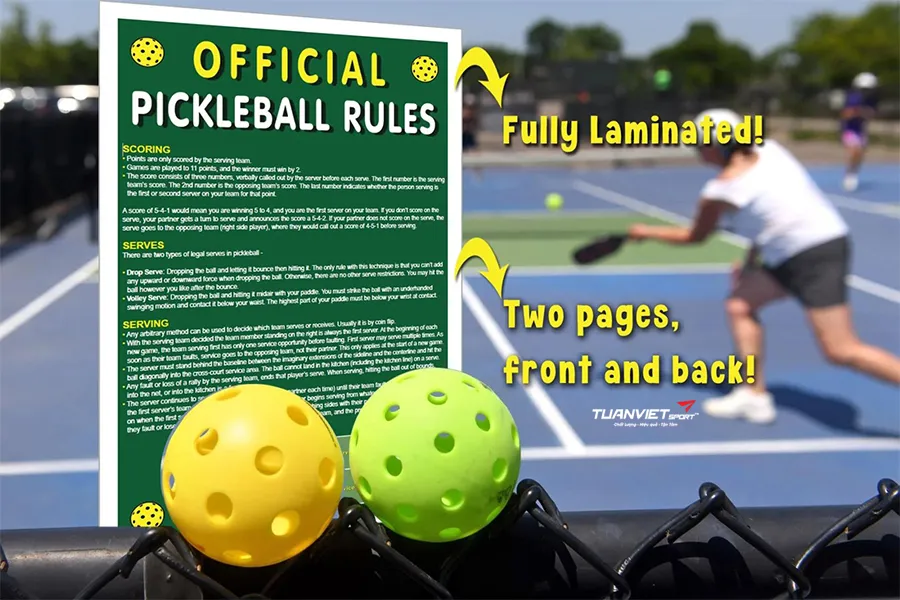 Cẩm nang áp dụng luật thi đấu pickleball trong những tình huống thực tế