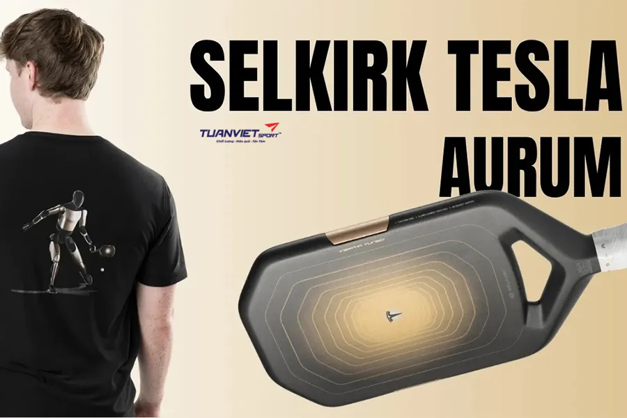 Review vợt Pickleball Selkirk Tesla Aurum: thiết kế và công nghệ tạo nên cơn sốt do đâu?