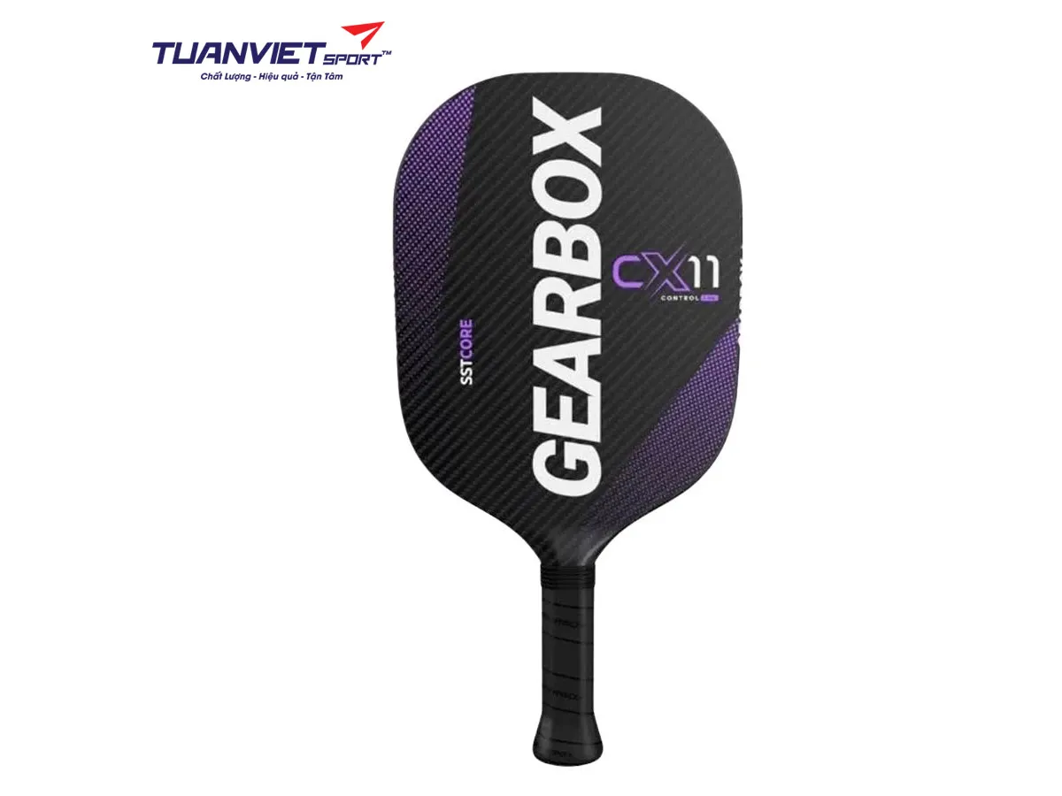 Vợt Pickleball Gearbox CX11 Quad Control - Purple - 7.8oz Chính Hãng