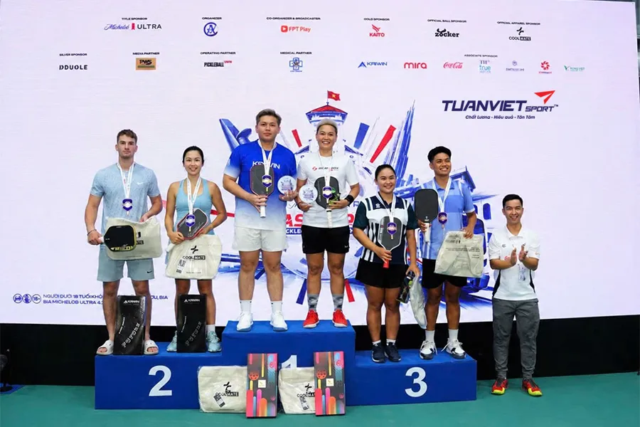 Đà Nẵng xuất sắc giành 3 Huy chương Vàng Giải Pickleball châu Á 2026