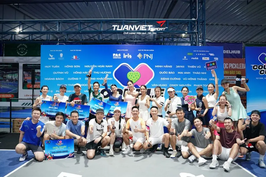 Dàn sao Việt tỏa sáng tại Pickleball Couple Cup 2025