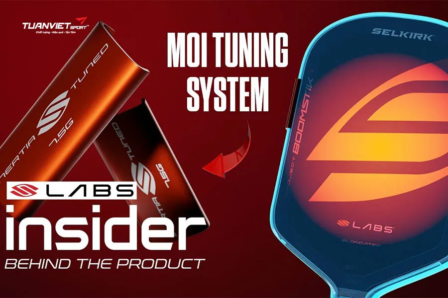 MOI Tuning System là gì trong vợt pickleball Boomstik và hoạt động ra sao?