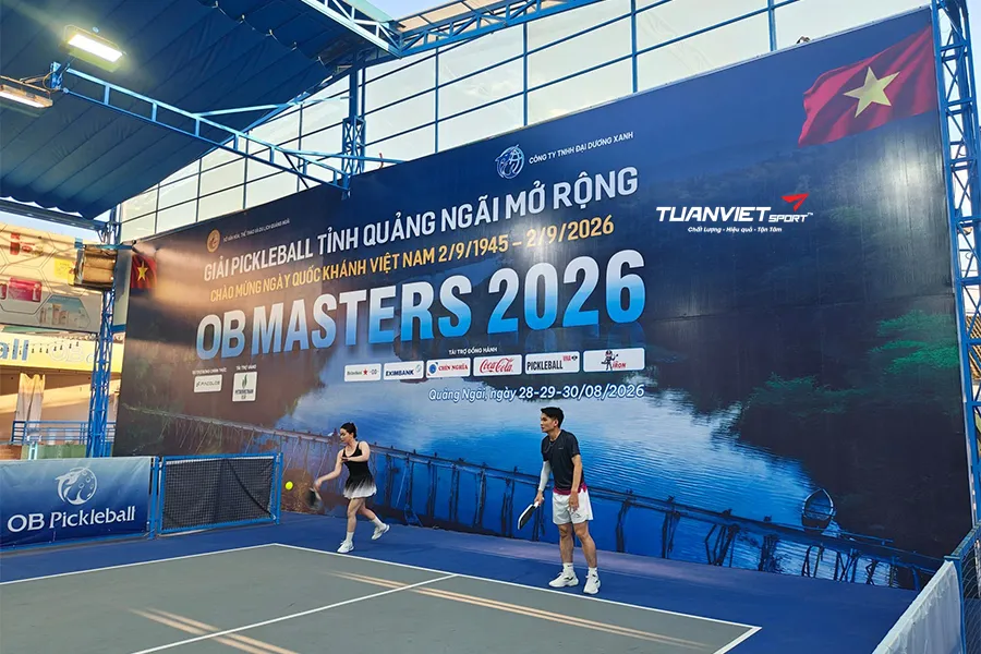 Giải Pickleball Tỉnh Quảng Ngãi Mở Rộng OB Masters 2026