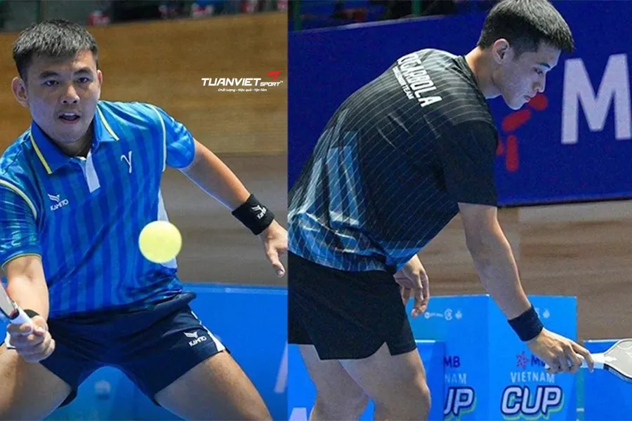 Hoàng Nam và Vinh Hiển hòa giải, viết nên ngày vui lịch sử cho pickleball Việt Nam