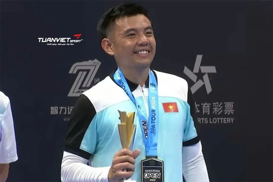 Hoàng Nam xuất sắc vô địch đơn nam PPA Tour Asia Hàng Châu