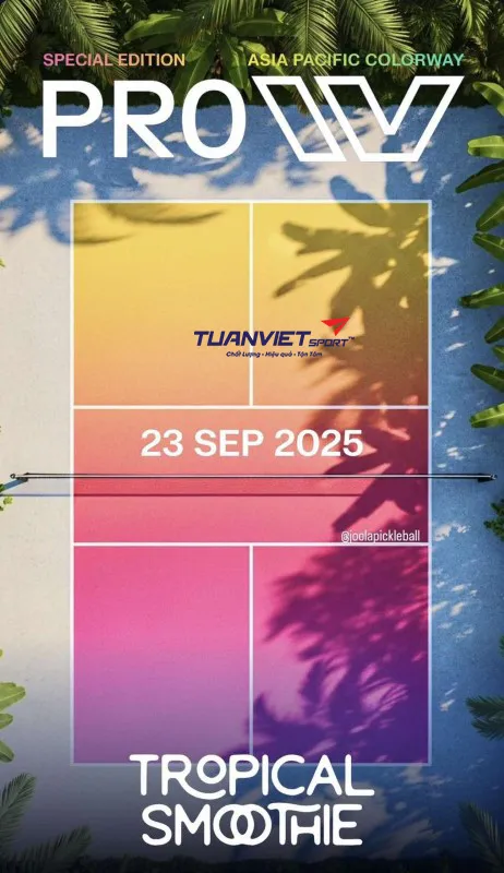 Joola Pro IV VietNam - Asia Colorway | Siêu Phẩm Pickleball 2025, Số Lượng Giới Hạn