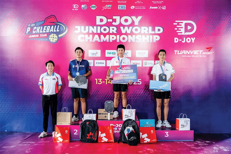 Lần đầu trong lịch sử Pickleball trẻ có giải đấu trao học bổng hơn 2,5 tỷ đồng