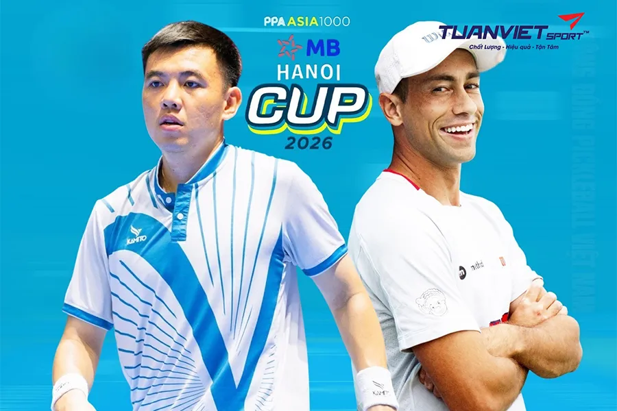 Lý Hoàng Nam bắt tay cựu số 1 thế giới tại PPA Tour Asia MB Hanoi Cup 2026