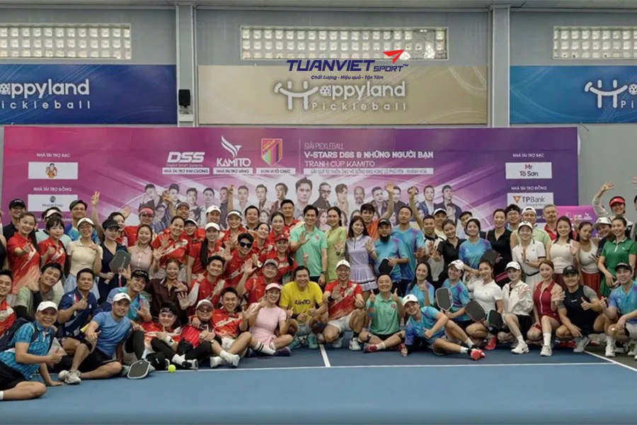 Nghệ sĩ Việt hội tụ tại giải pickleball V-Stars 2025 vì cộng đồng