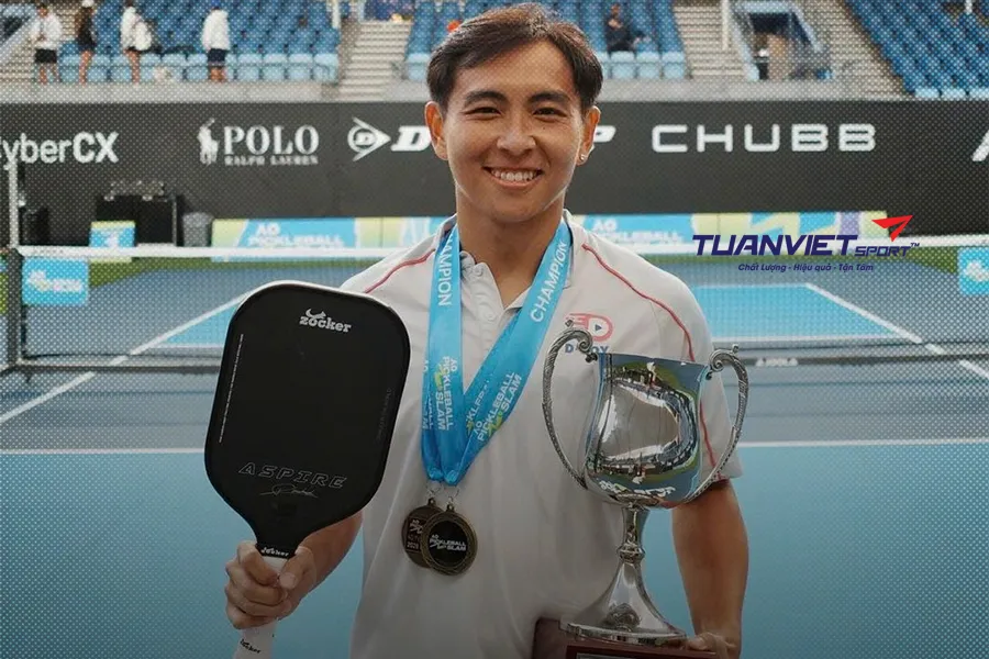 Phúc Huỳnh đăng quang AO Pickleball Slam 2026 giành danh hiệu VĐV xuất sắc nhất giải