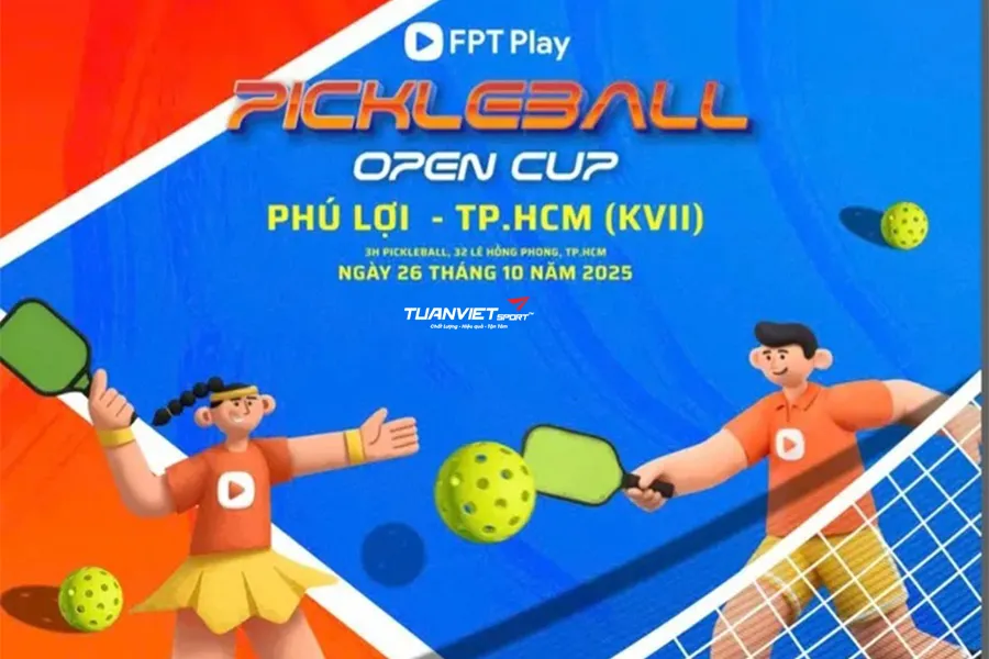 Sôi động giải pickleball FPT Play Open Cup tại Phú Lợi TPHCM