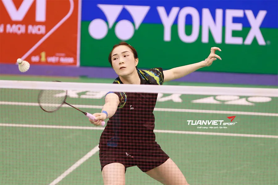Tay vợt Vũ Thị Trang thắng cách biệt 21-1 ở giải đấu quốc tế