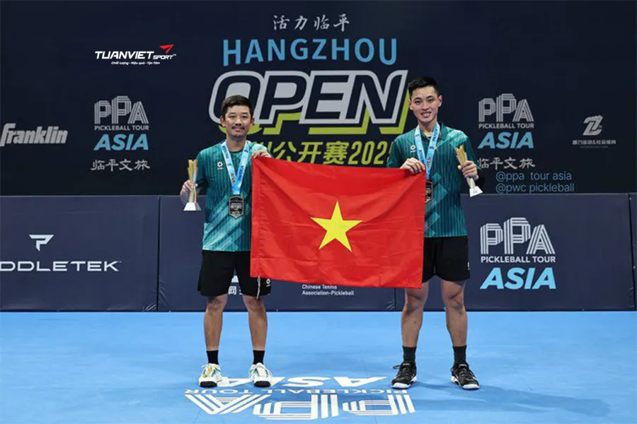 Vinh Hiển, Minh Quân vô địch PPA Tour, cột mốc lịch sử pickleball Việt Nam