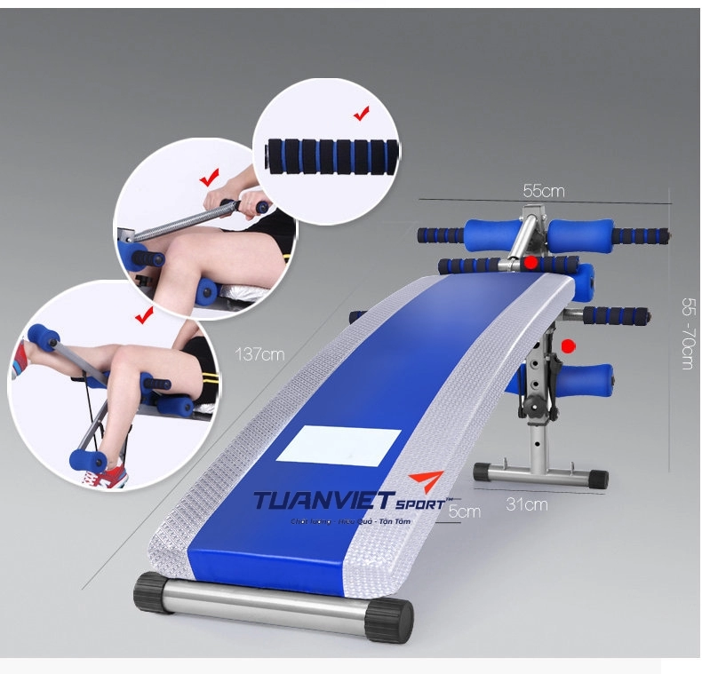 Ghế cong tập bụng Sport 360 XD 8095