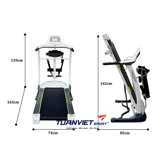 Máy chạy bộ điện đa năng HQ-V1C