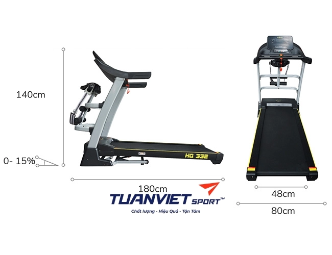 M&aacute;y chạy bộ Sakura HQ 332