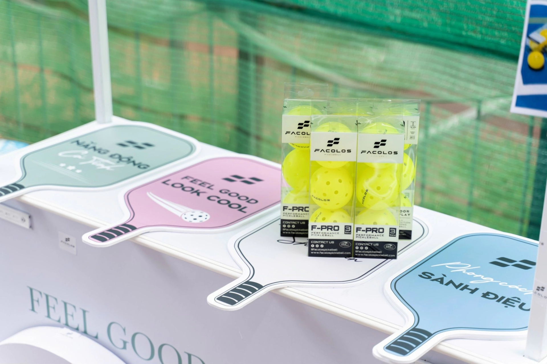 bóng pickleball facolos chính hãng