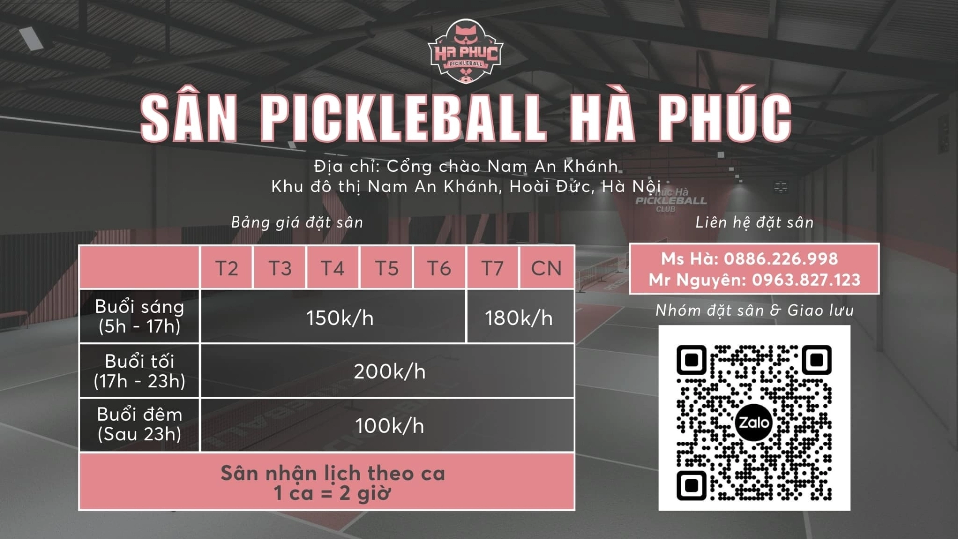 sân pickleball hà nội