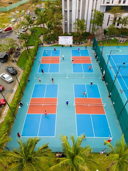 Cụm sân Pickleball tại khu đô thị La Queenara Hội An