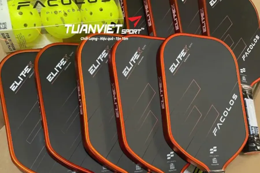 Vợt Pickleball Facolos Elite X Metallic Orange – Limited Edition