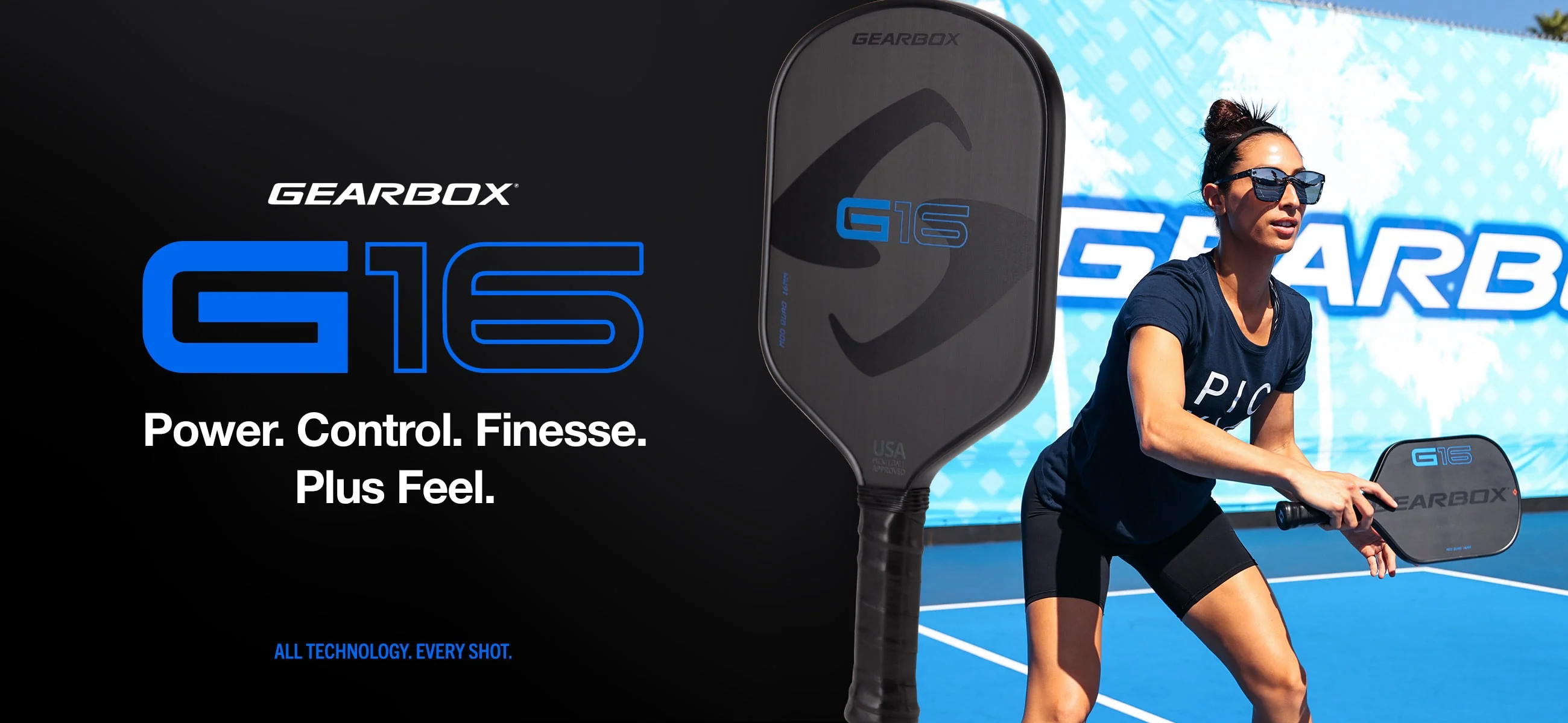 Vợt Pickleball Gearbox G16 Chính Hãng