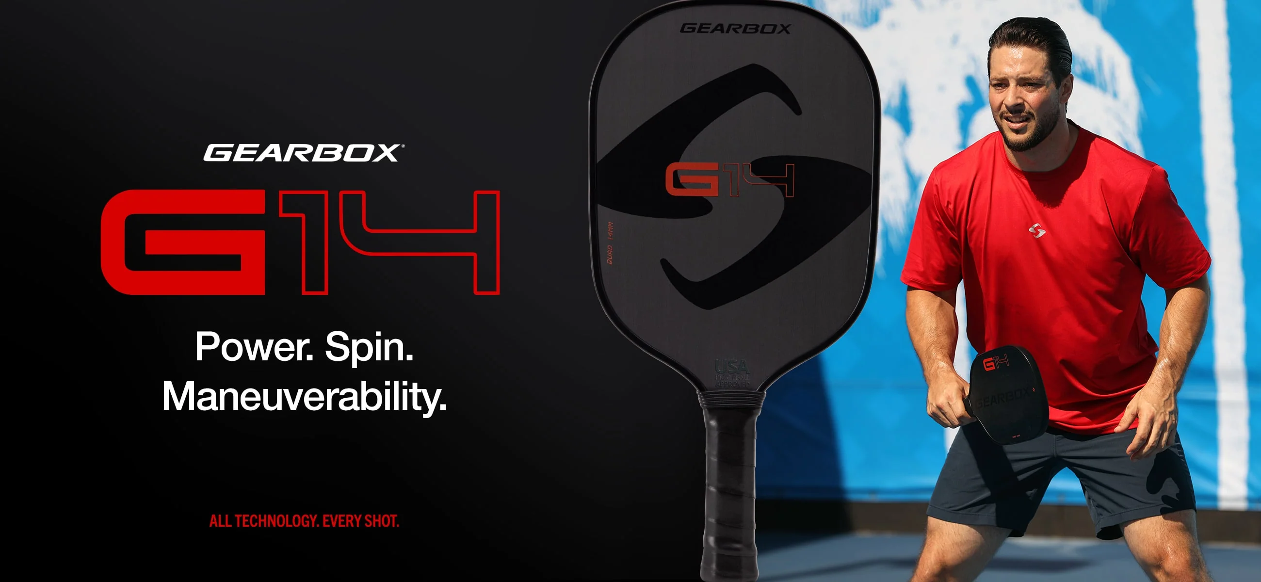 Vợt Pickleball Gearbox G14 Chính Hãng