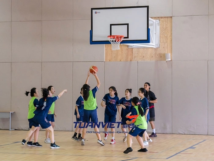 Bóng rổ gắn tường xếp gập S14185