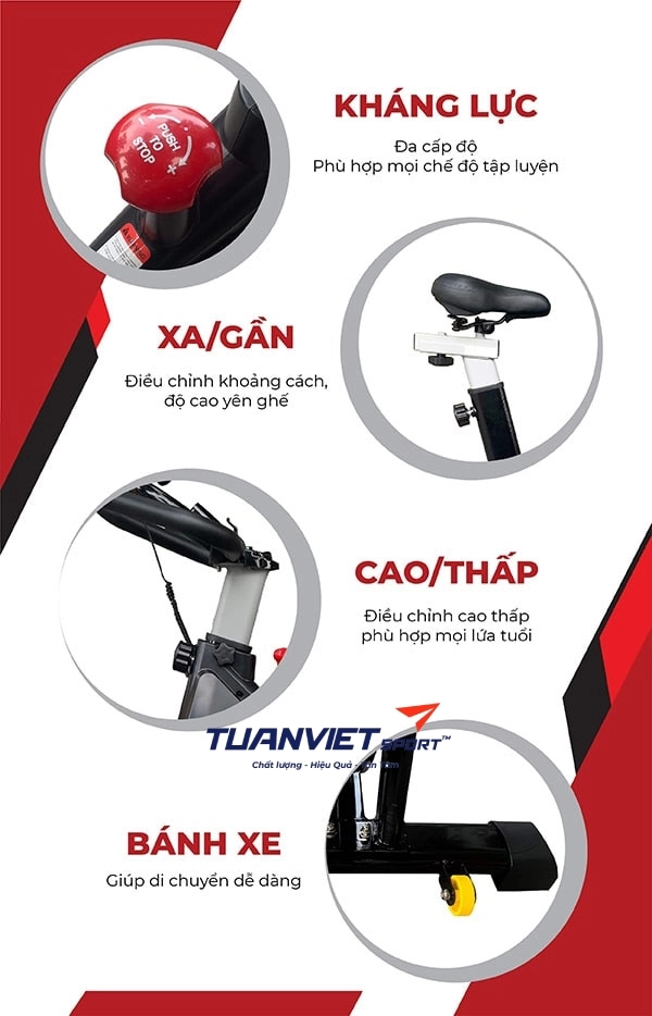 Xe đạp tập thể dục Sovnia L-003