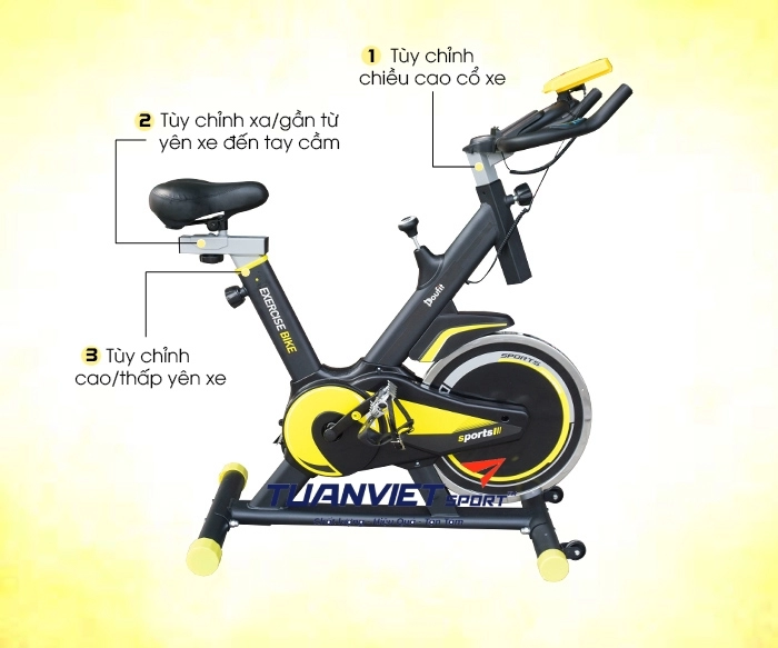 Xe đạp tập thể dục Doufit EB-09