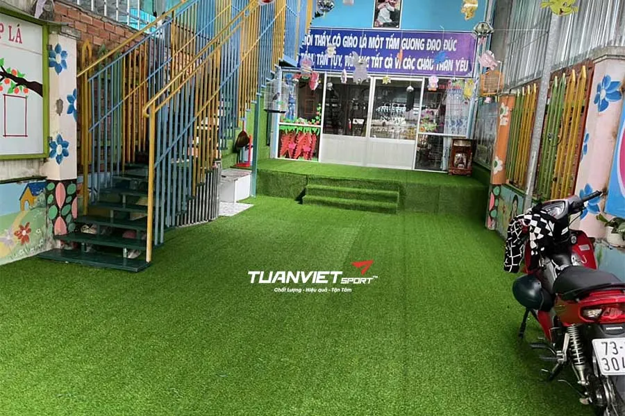 V&igrave; sao thảm cỏ nh&acirc;n tạo trường mầm non ng&agrave;y c&agrave;ng được ưa chuộng?